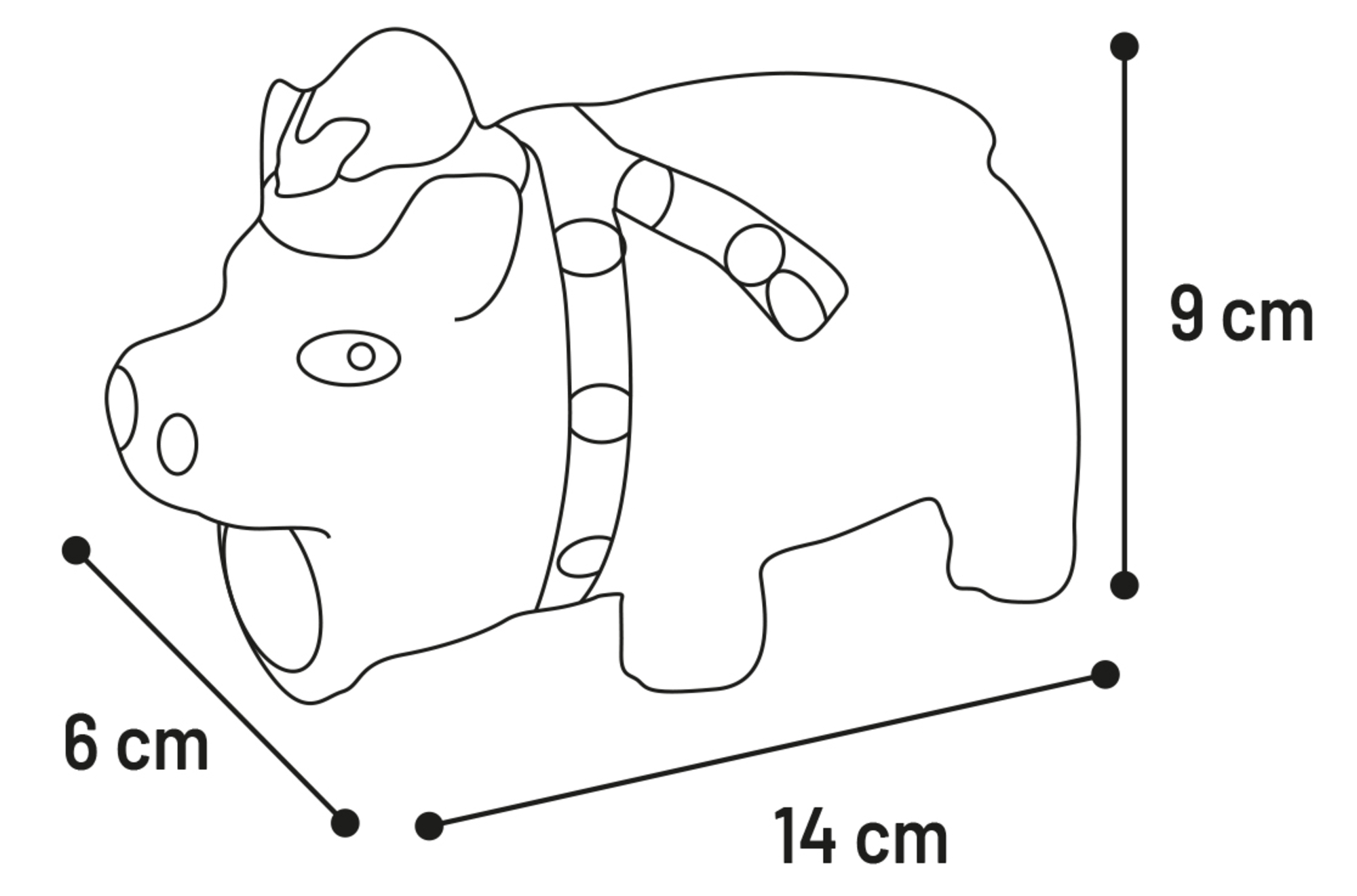 Flamingo Christmas Toy Ishaan Pig Pink 