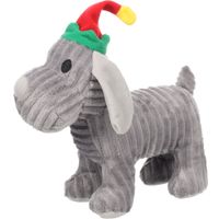 Flamingo Navidad Juguete Aviana Perro Gris 