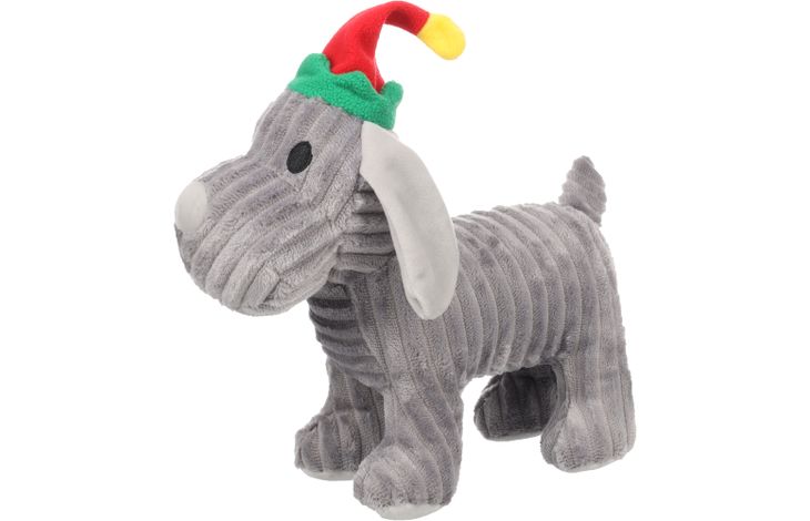 Flamingo Navidad Juguete Aviana Perro Gris 