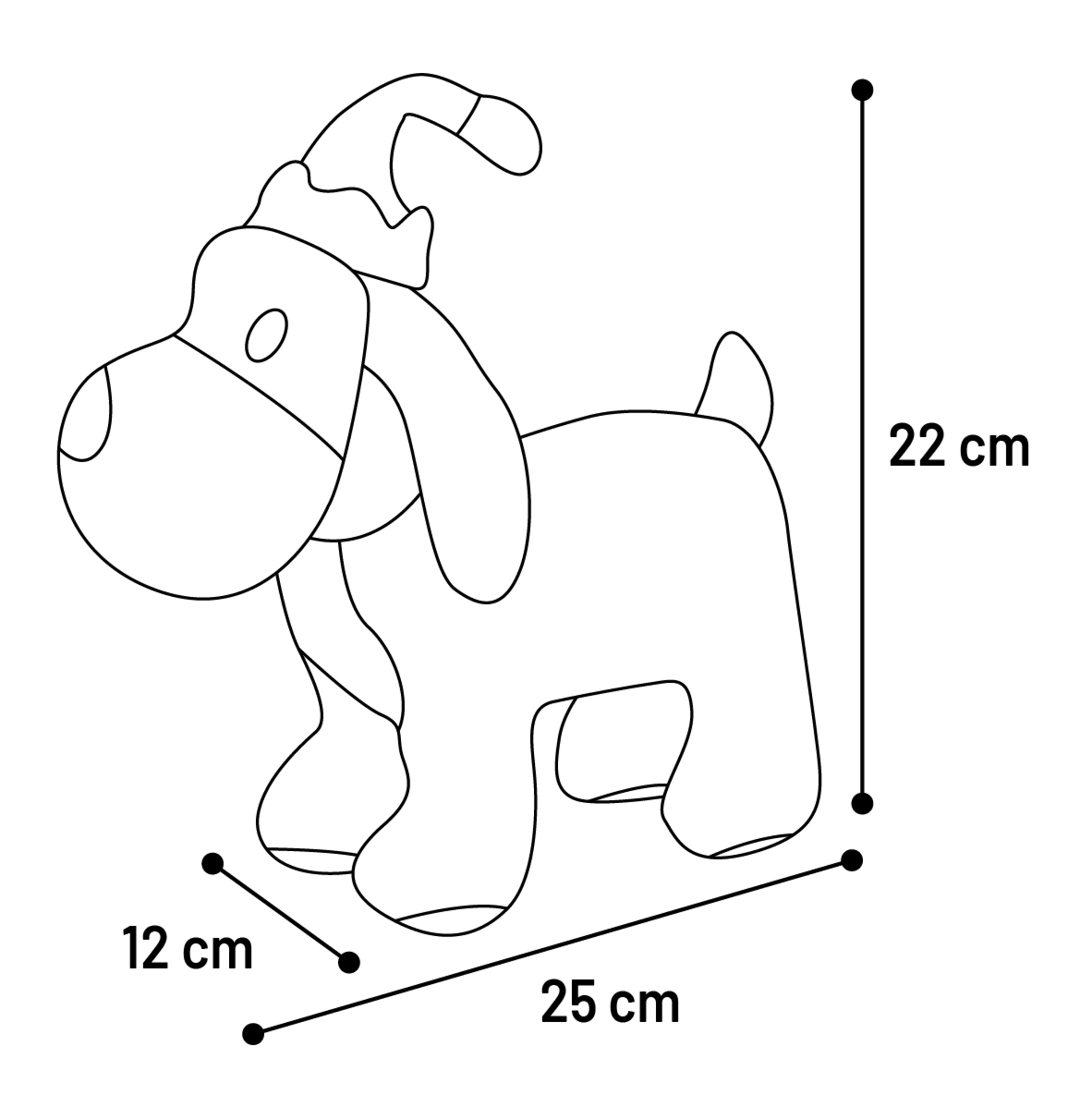 Flamingo Navidad Juguete Aviana Perro Gris 