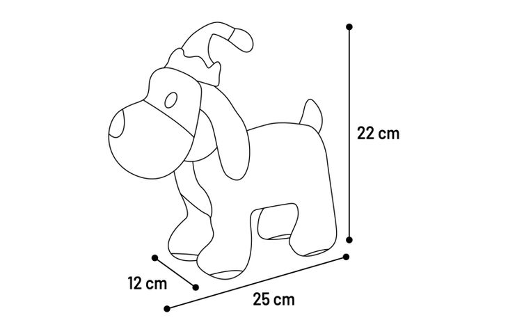 Flamingo Navidad Juguete Aviana Perro Gris 