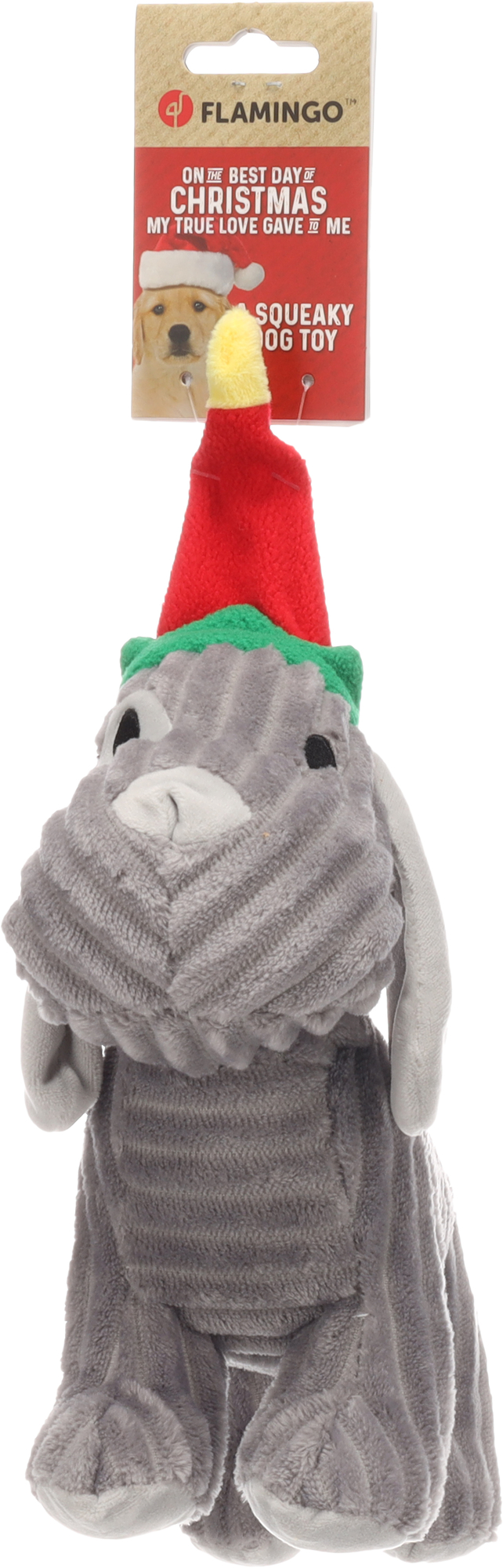 Flamingo Christmas Toy Aviana Dog Grey