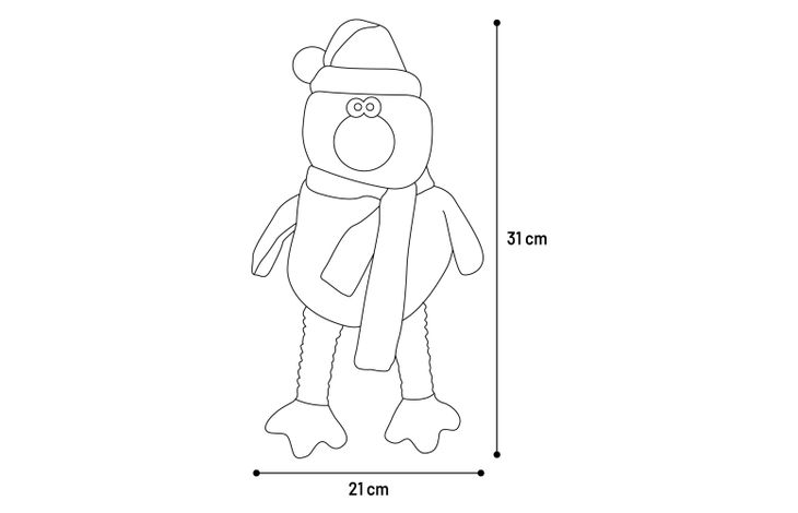 Flamingo Noël Jouet Viviana Oiseau Vert 