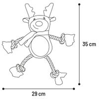 Flamingo Christmas Toy Vicente Reindeer Brown 