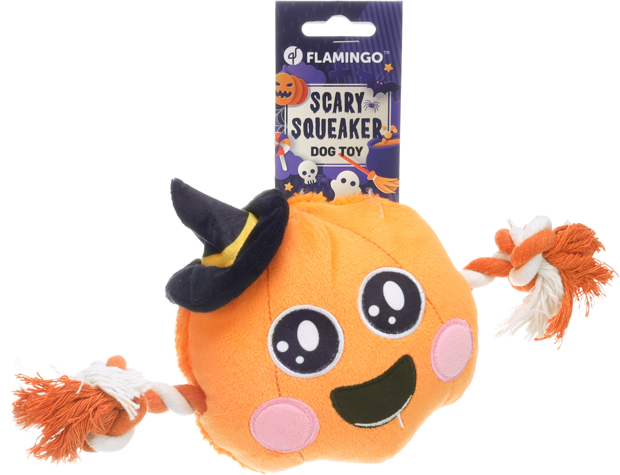 Flamingo Halloween Toy Thatcher Pumpkin Orange 