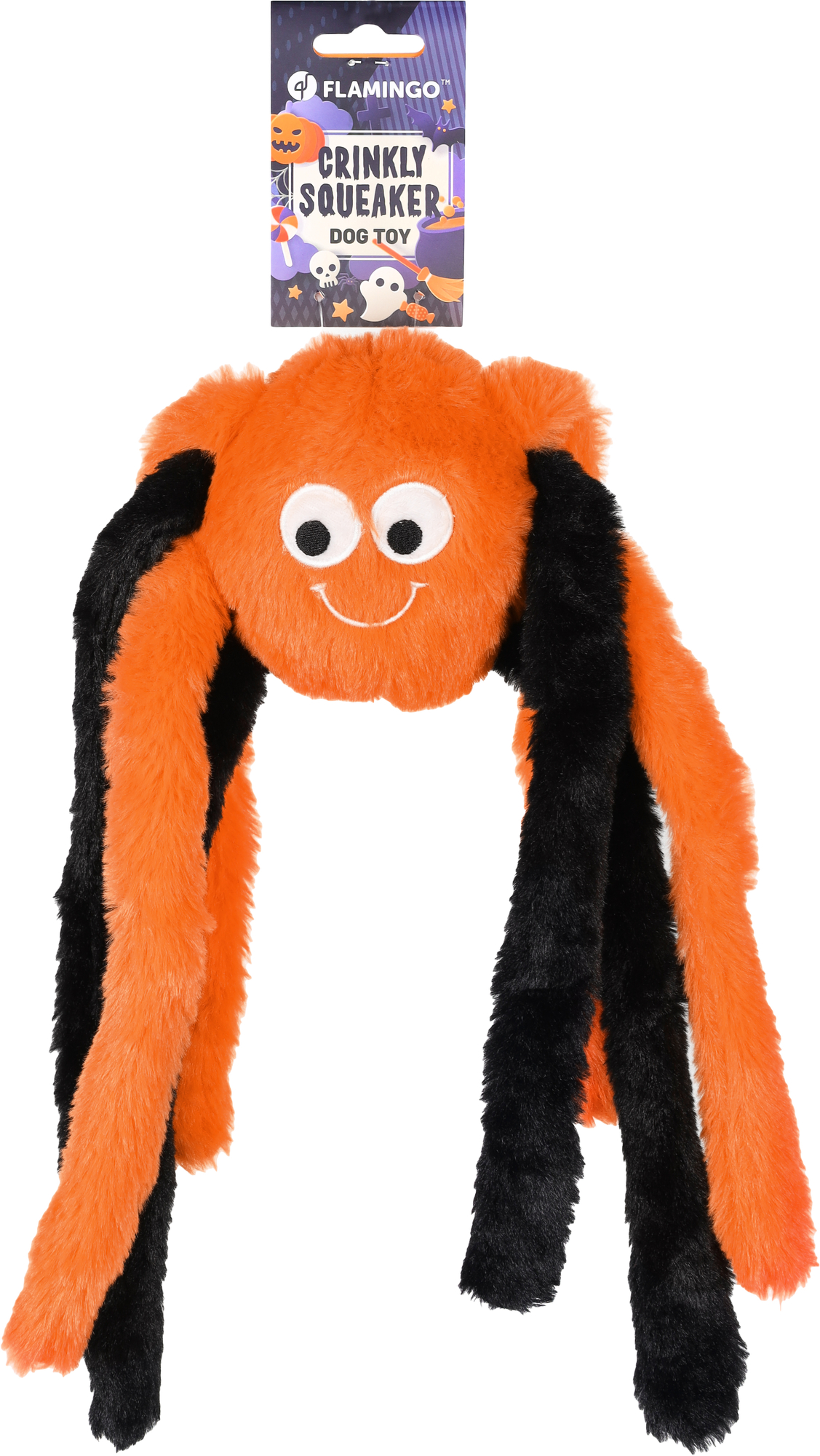 Flamingo Halloween Toy Callie Spider Orange 