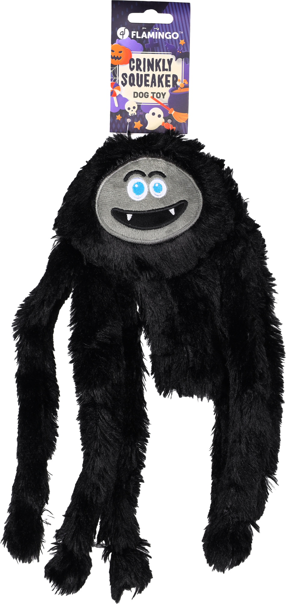 Flamingo Halloween Toy Aliza Spider Black