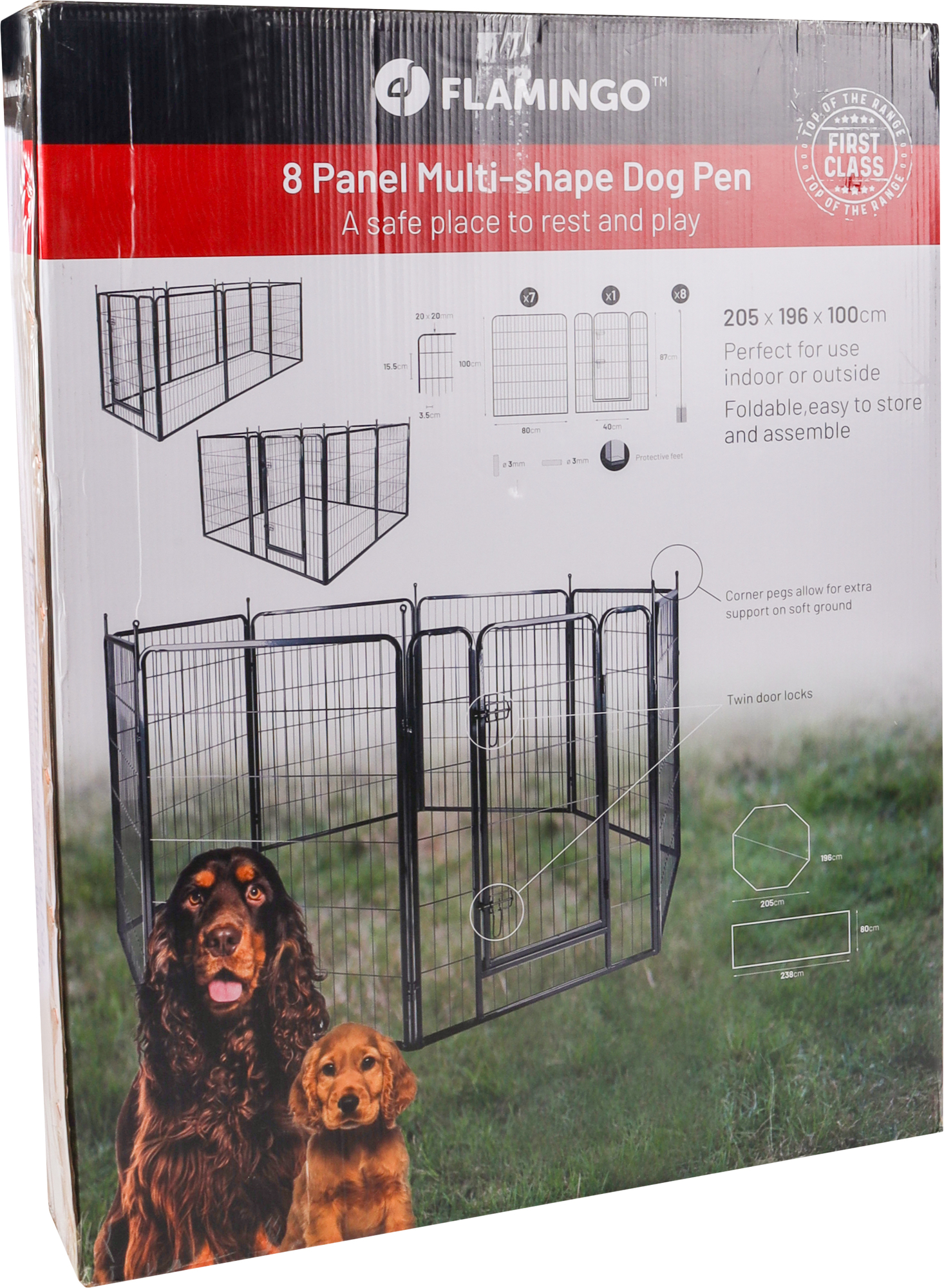 Flamingo Kennel Zecta Black