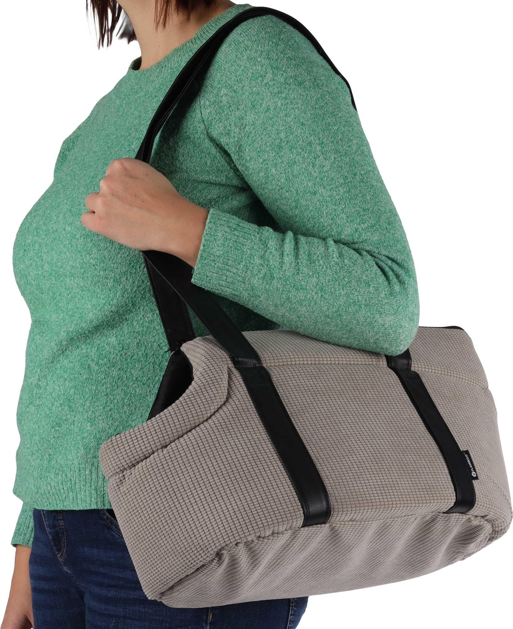 Flamingo Tragetasche Aaliyah Grau