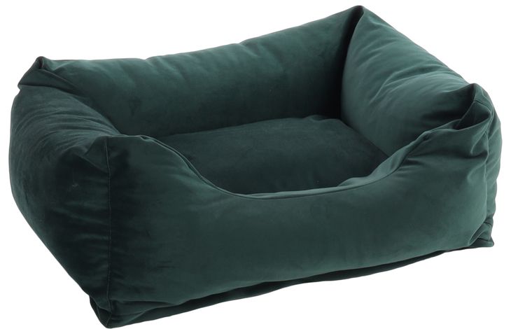 Flamingo Basket Elena Rectangle Green