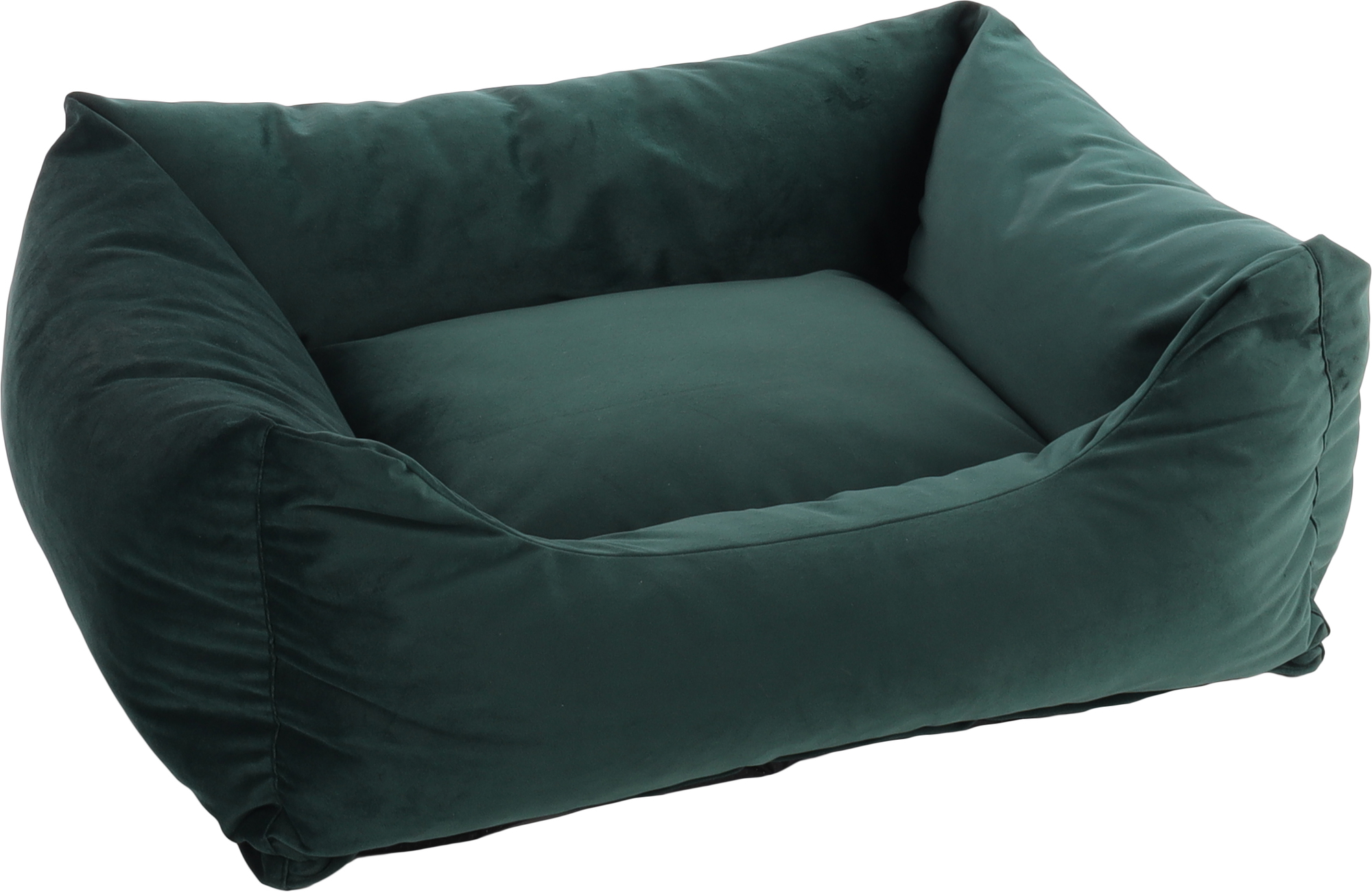 Flamingo Basket Elena Rectangle Green