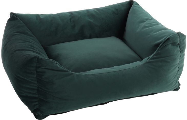 Flamingo Basket Elena Rectangle Green