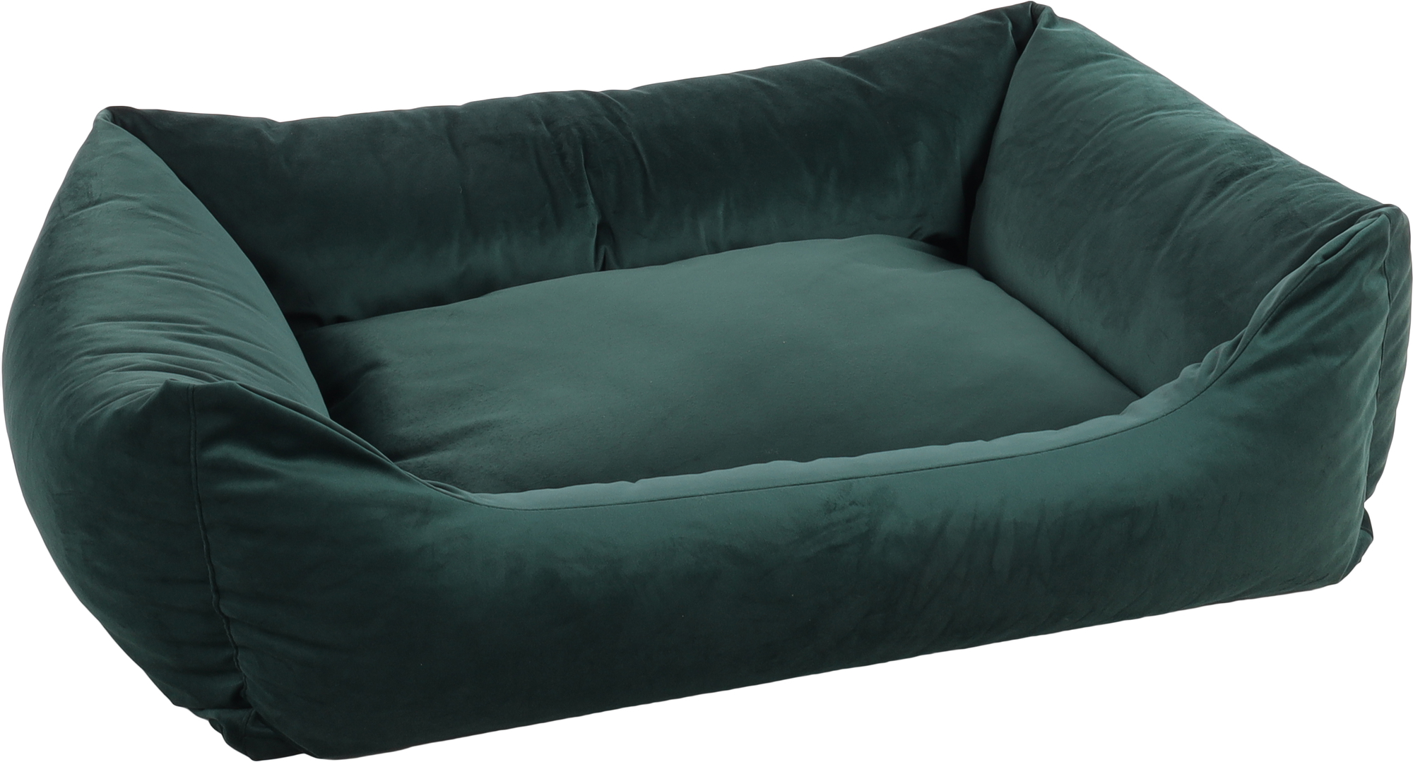 Flamingo Basket Elena Rectangle Green