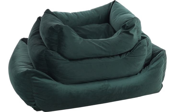 Flamingo Basket Elena Rectangle Green