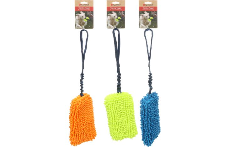 Flamingo Speelgoed Fauxtra Chaser Bungee Chenille Meerdere kleuren