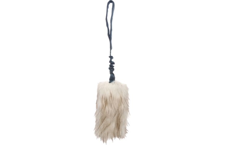 Flamingo Speelgoed Fauxtra Chaser Bungee Lange pluche Wit