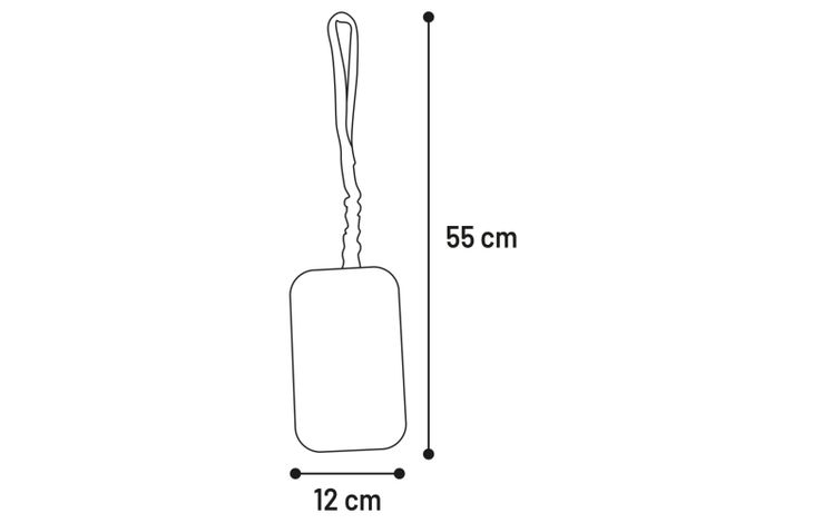Flamingo Speelgoed Fauxtra Chaser Bungee Lange pluche Wit