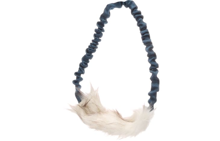 Flamingo Speelgoed Fauxtra Ring Bungee Lange pluche Wit
