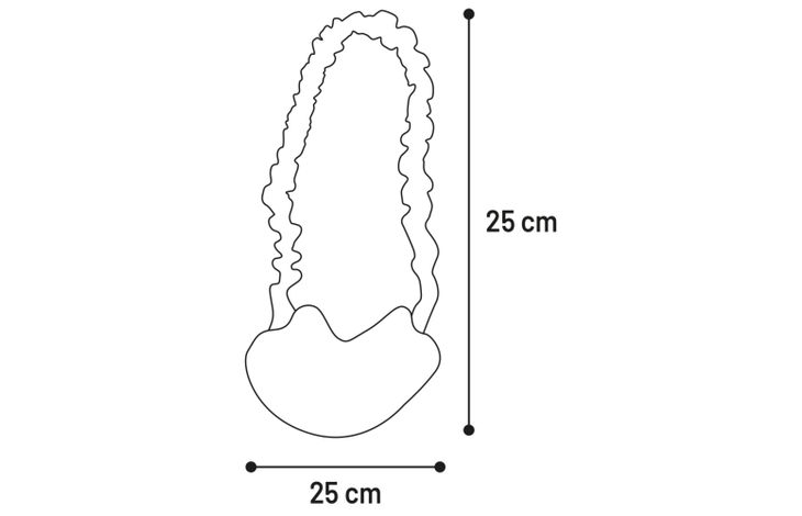 Flamingo Speelgoed Fauxtra Ring Bungee Lange pluche Wit