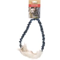 Flamingo Speelgoed Fauxtra Ring Bungee Lange pluche Wit