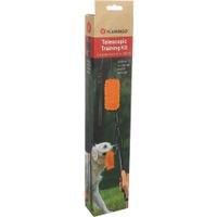 Flamingo Speelgoed Fauxtra Telescopische hengel & Chaser Chenille Oranje