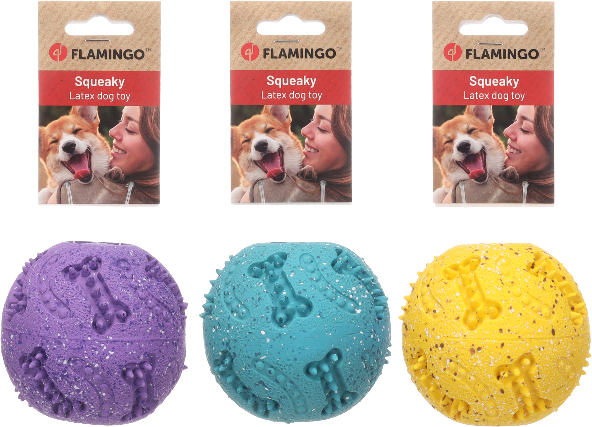 Flamingo Toy Freckles Ball Multiple colours