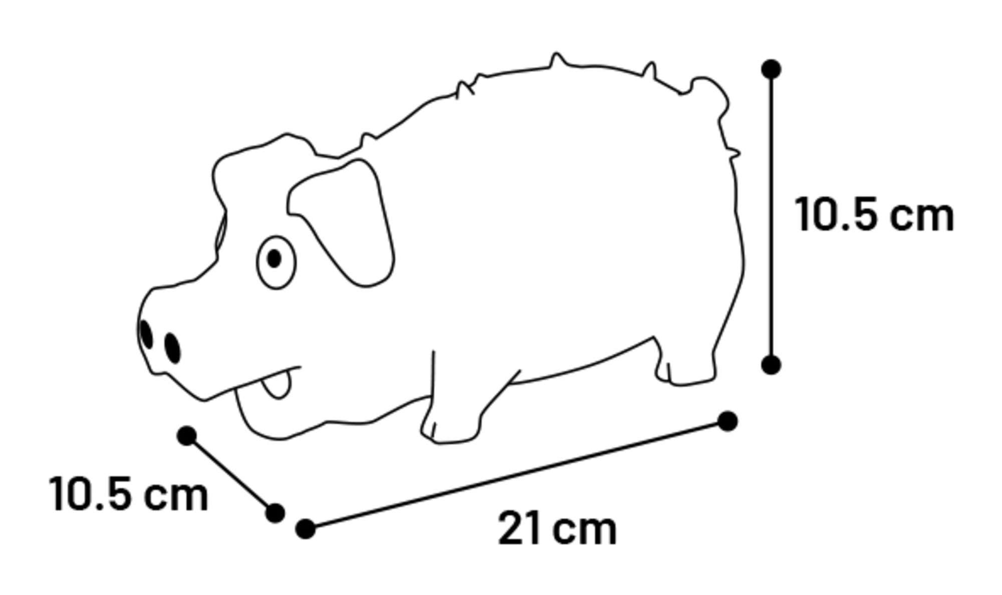 Flamingo Toy Freckles Pig Multiple colours