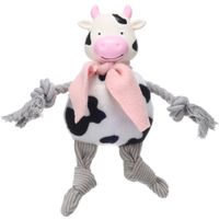 Flamingo Toy sjalo Cow with rope White