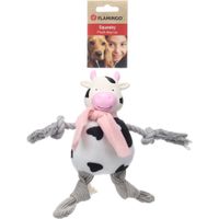 Flamingo Toy sjalo Cow with rope White