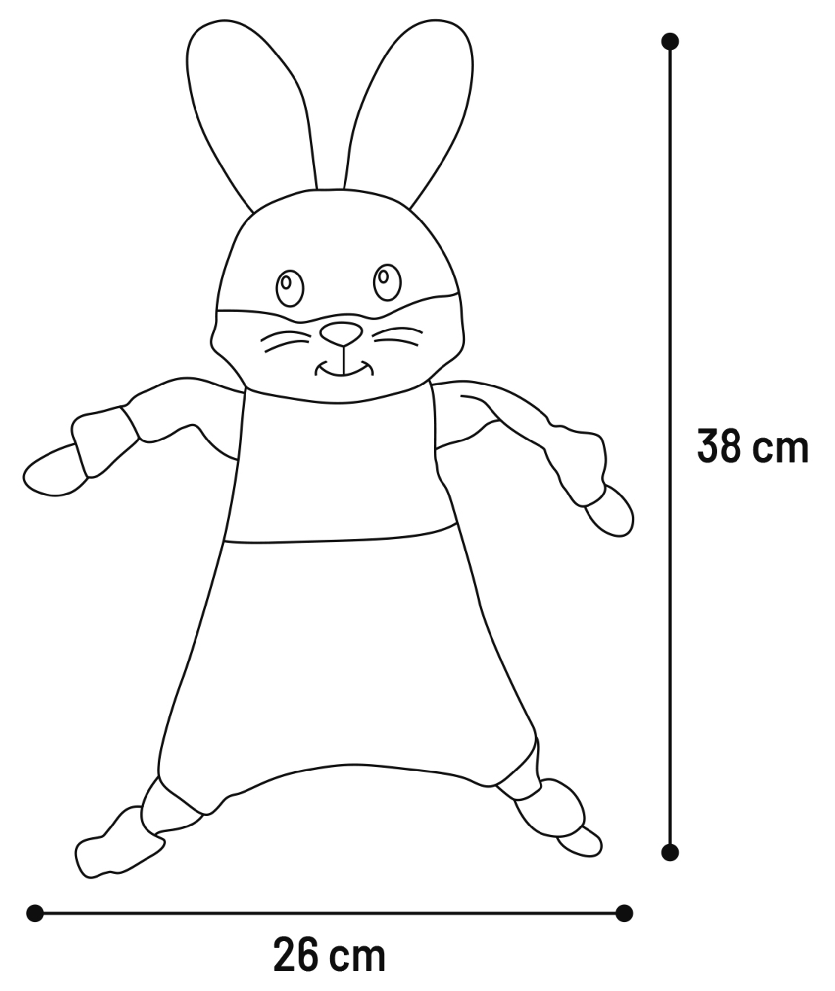 Flamingo Jouet Frestu Lapin Brun