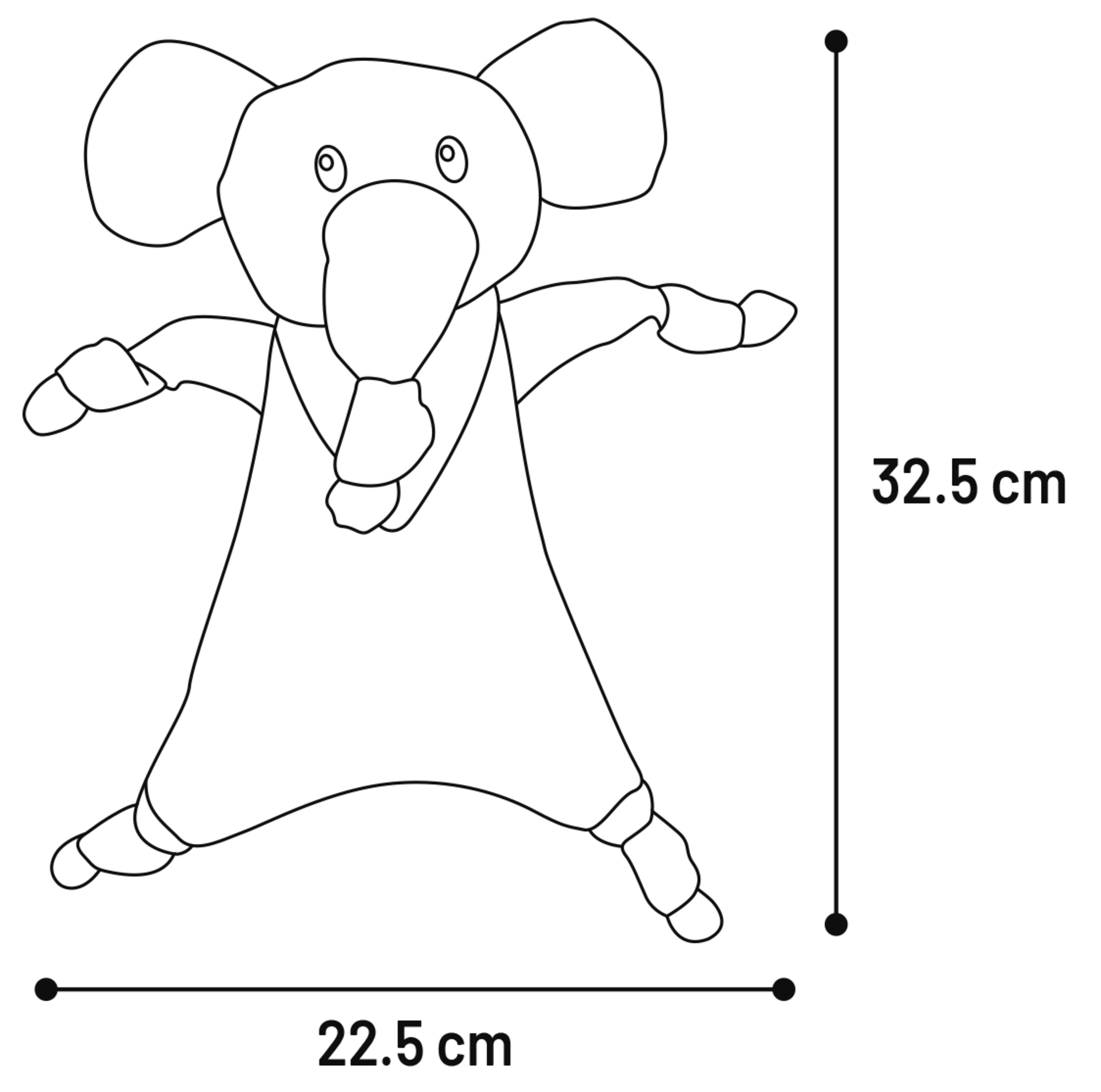 Flamingo Jouet Frestu Éléphant Rose