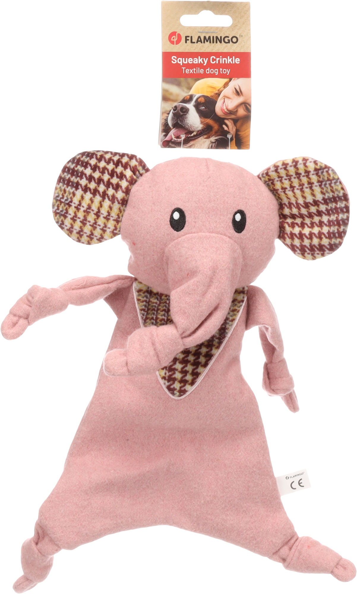 Flamingo Jouet Frestu Éléphant Rose