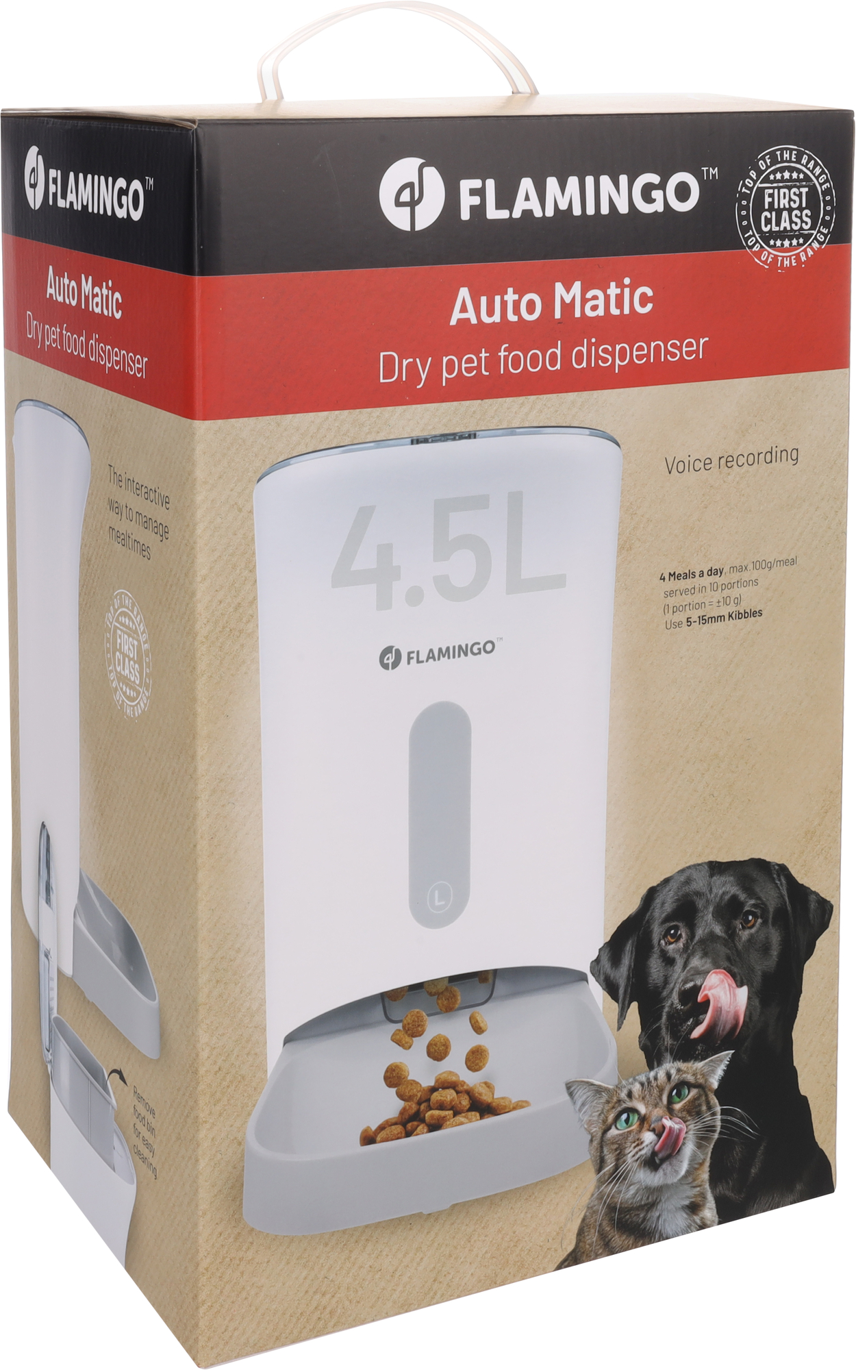 Flamingo Voederautomaat Odion Wit