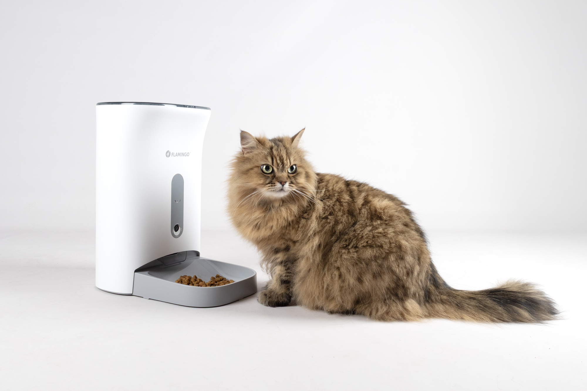 Flamingo Voederautomaat Omega Wit