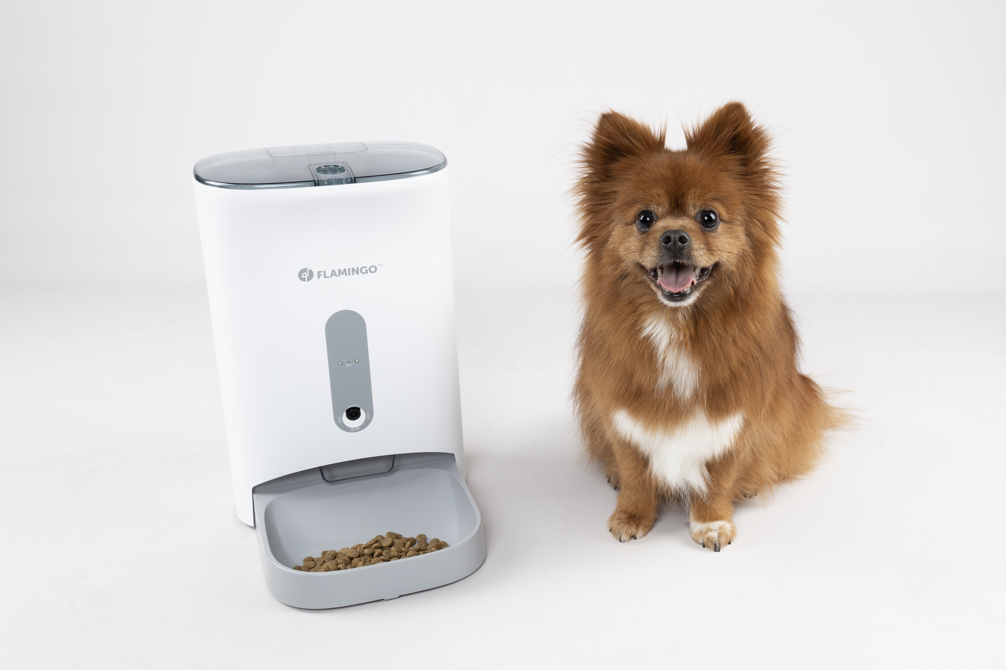 Flamingo Voederautomaat Omega Wit