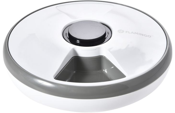Flamingo Voederautomaat Labo Rond Wit