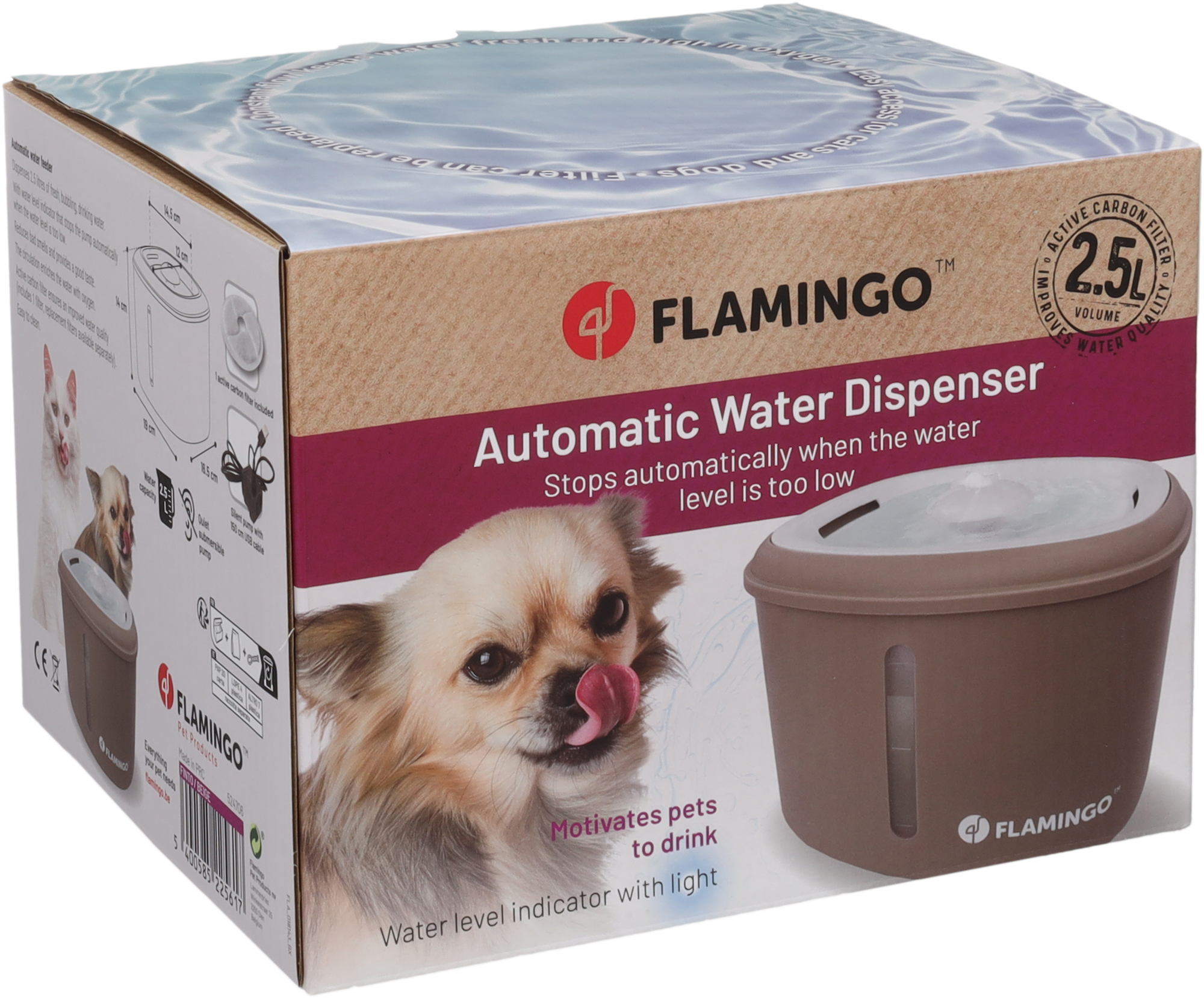 Flamingo Drinking fountain Finto Beige
