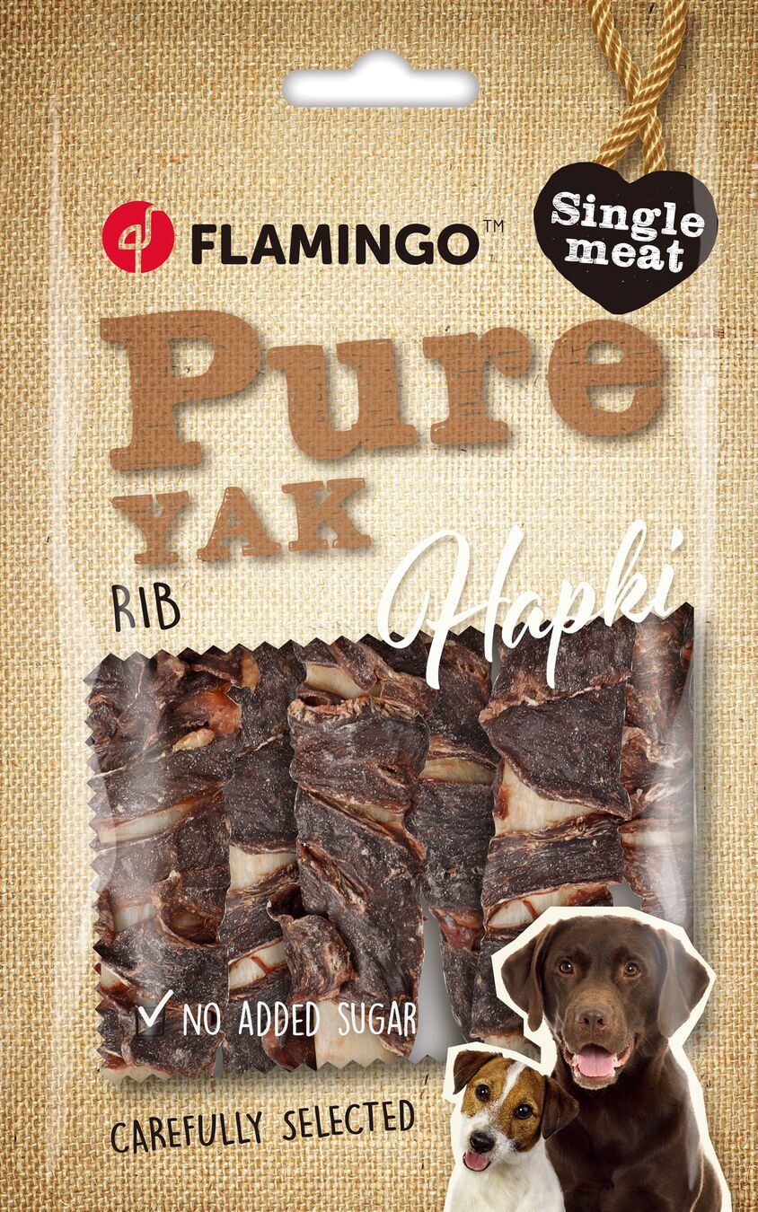 Flamingo Snacks Hapki Rib with yak heart