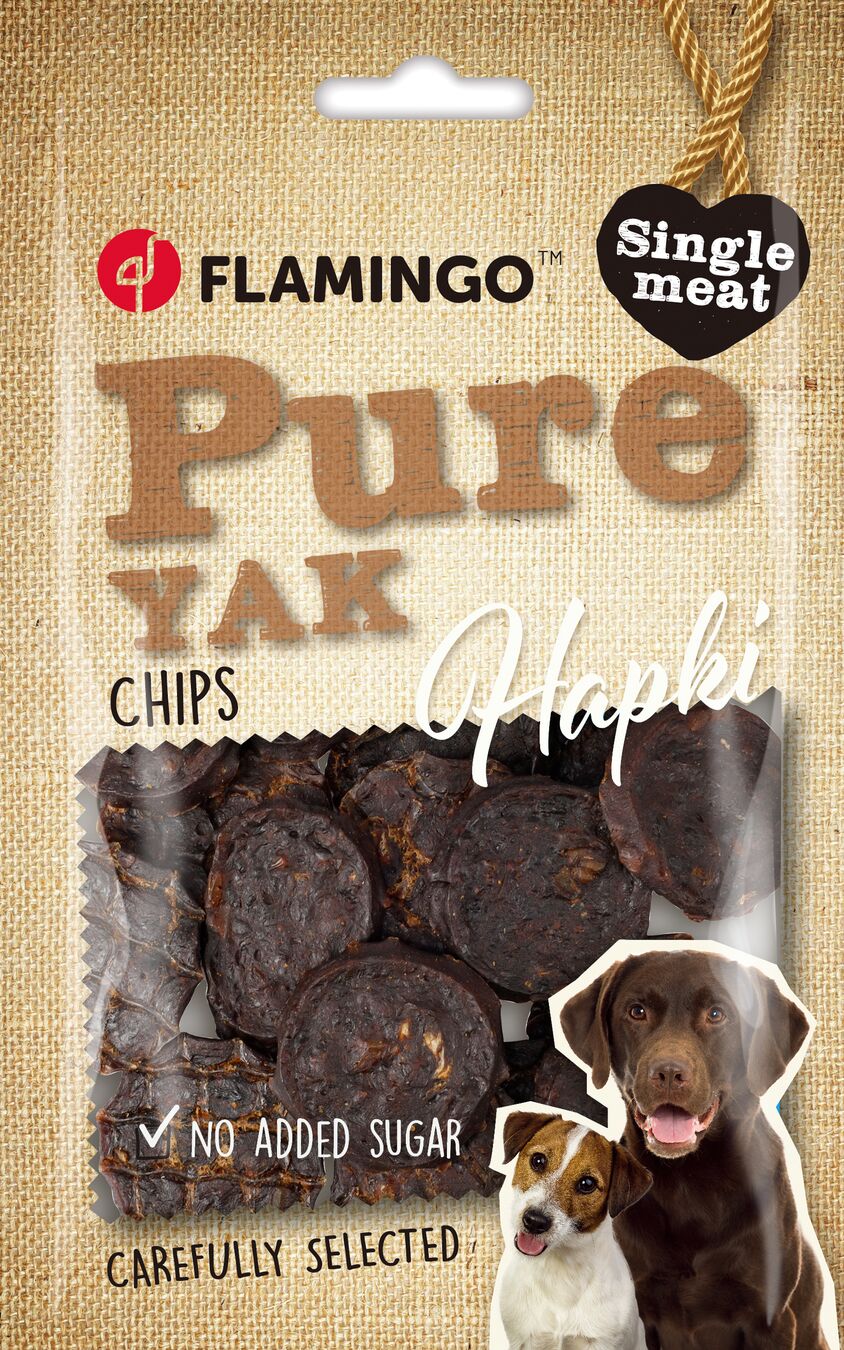 Flamingo Snacks Hapki Pure Chips with yak 