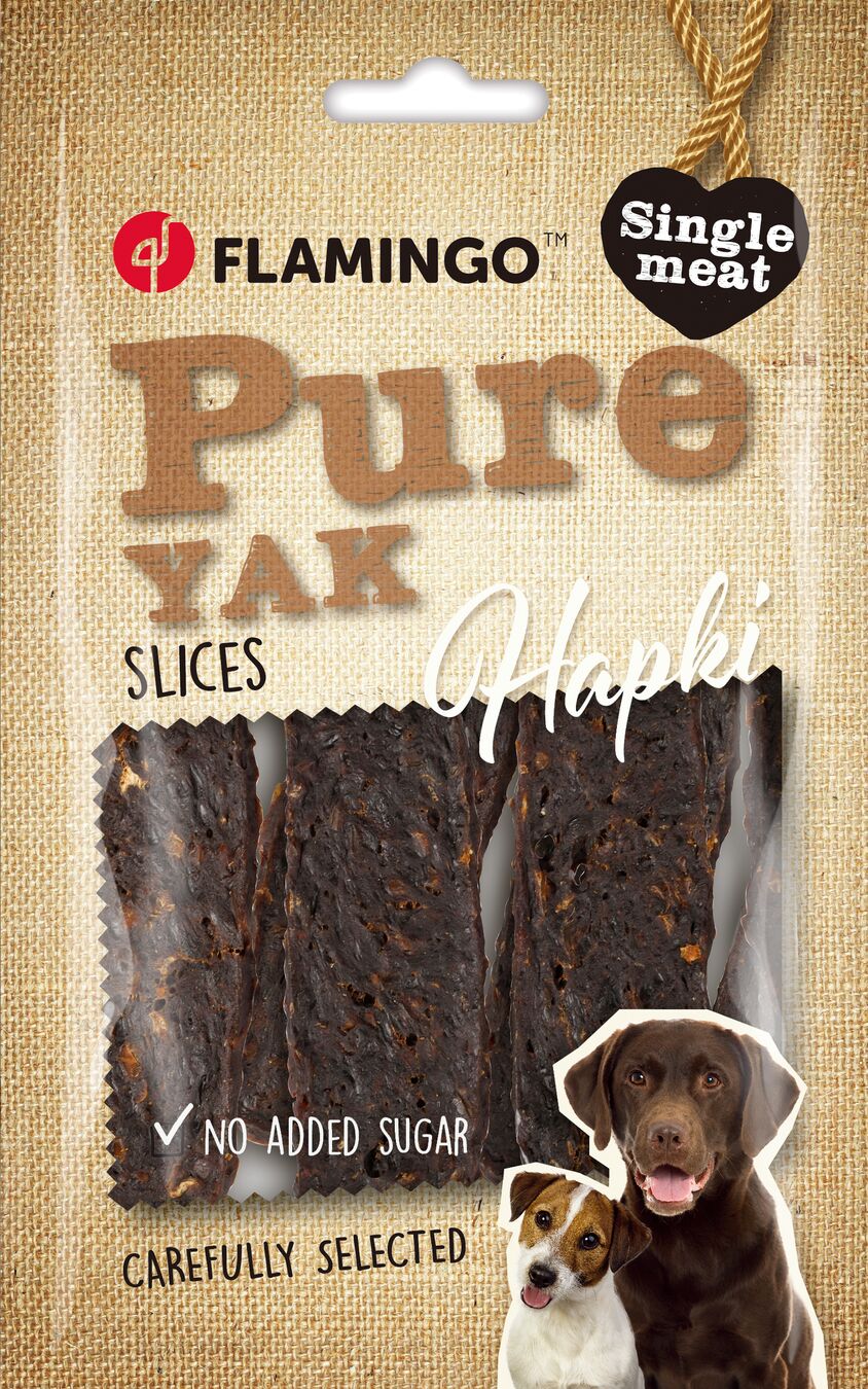 Flamingo Snacks Hapki Pure Slices with yak 