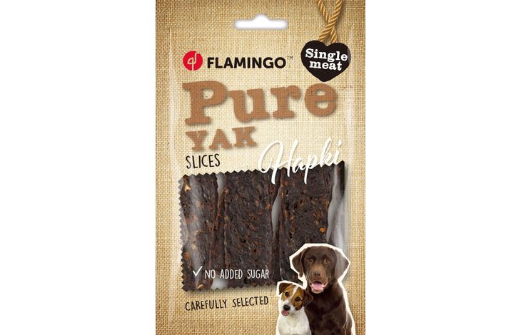 Flamingo Snacks Hapki Pure Slices with yak 