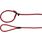Anti-pull leash Eros Red