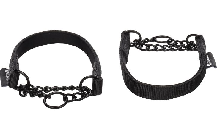 Flamingo Anti-trek halsband Trero Zwart