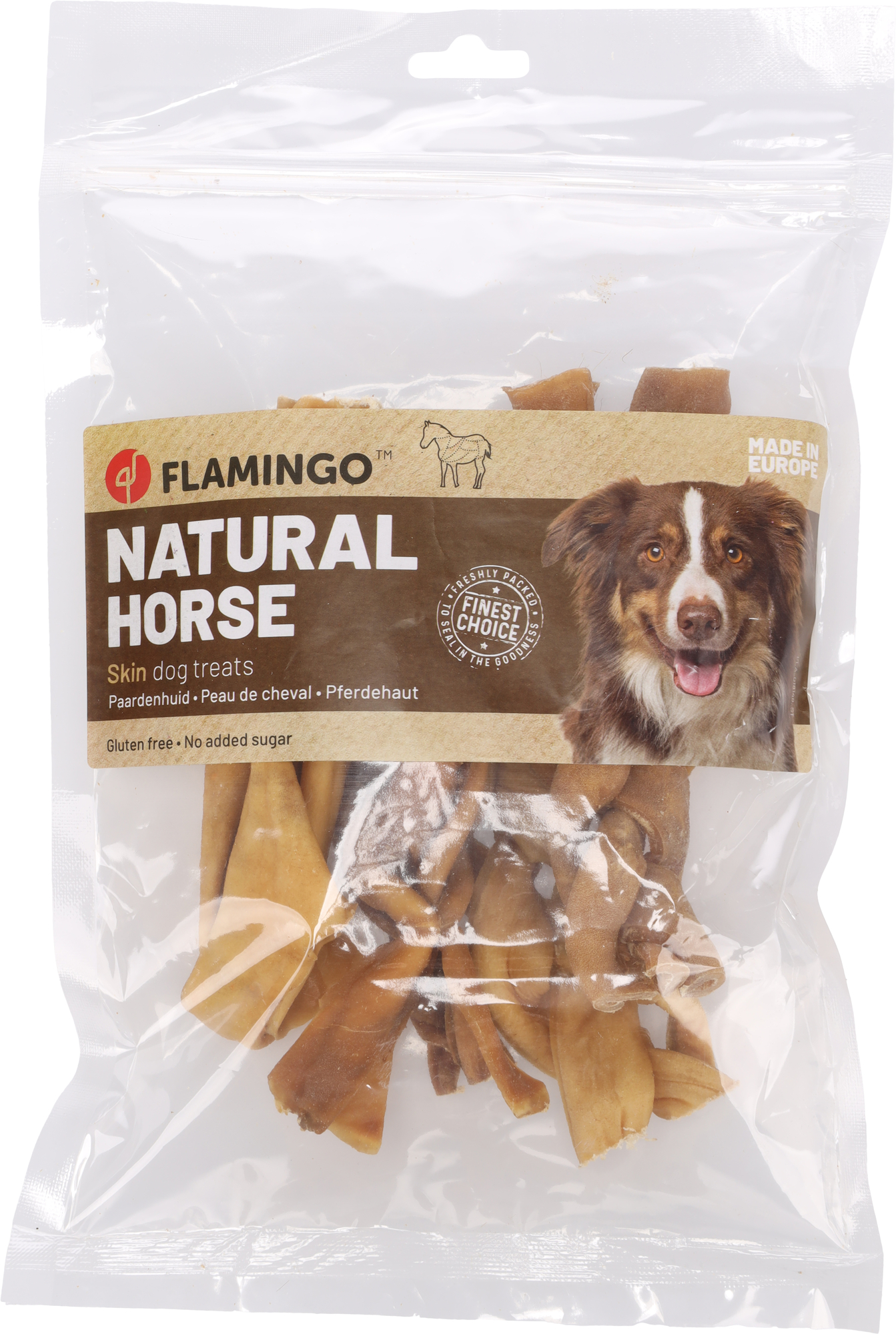 Flamingo Snacks Nature Horse skin Thin