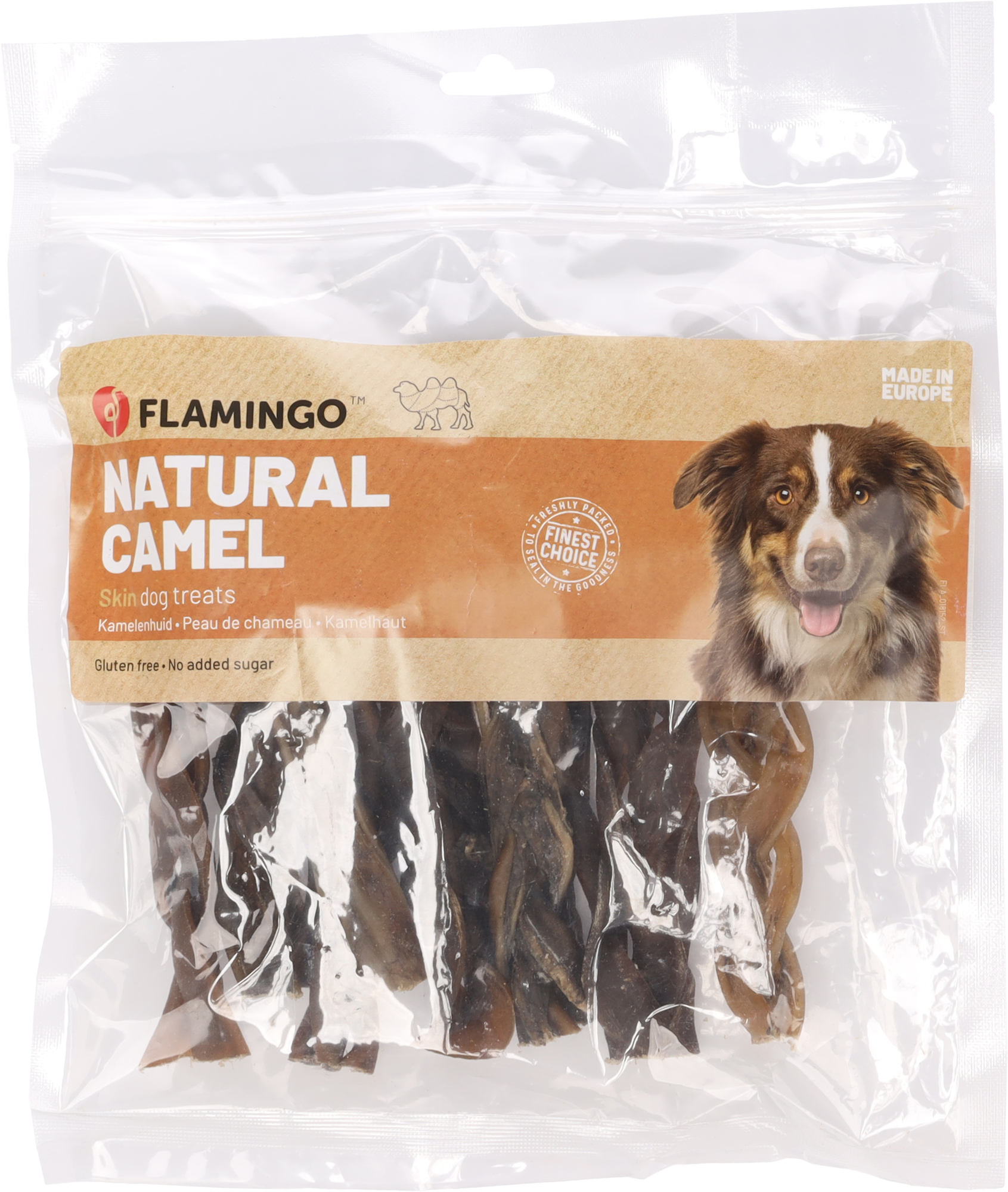 Flamingo Snacks Nature Pelli di cammello Sottile