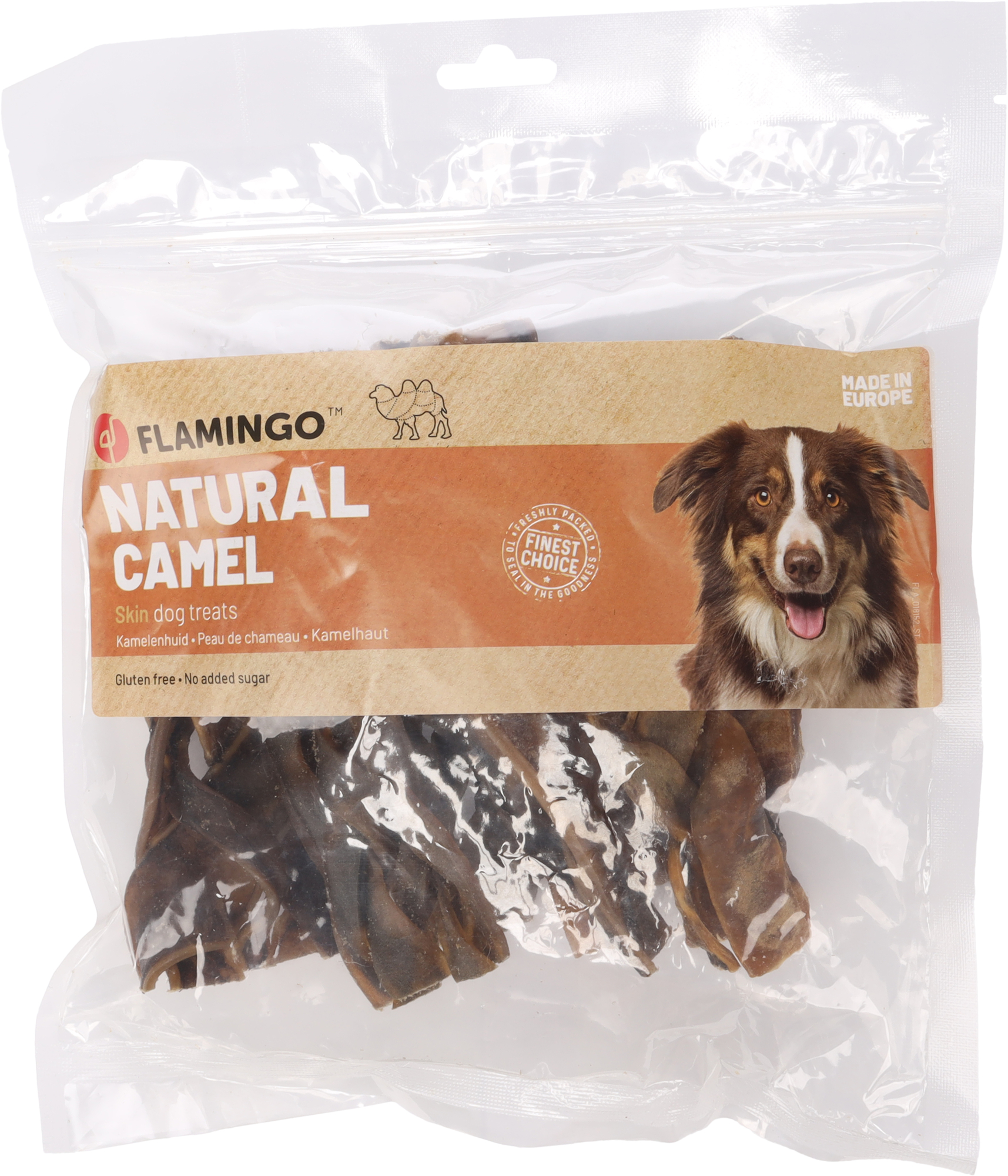 Flamingo Snacks Nature Camel skin Wide