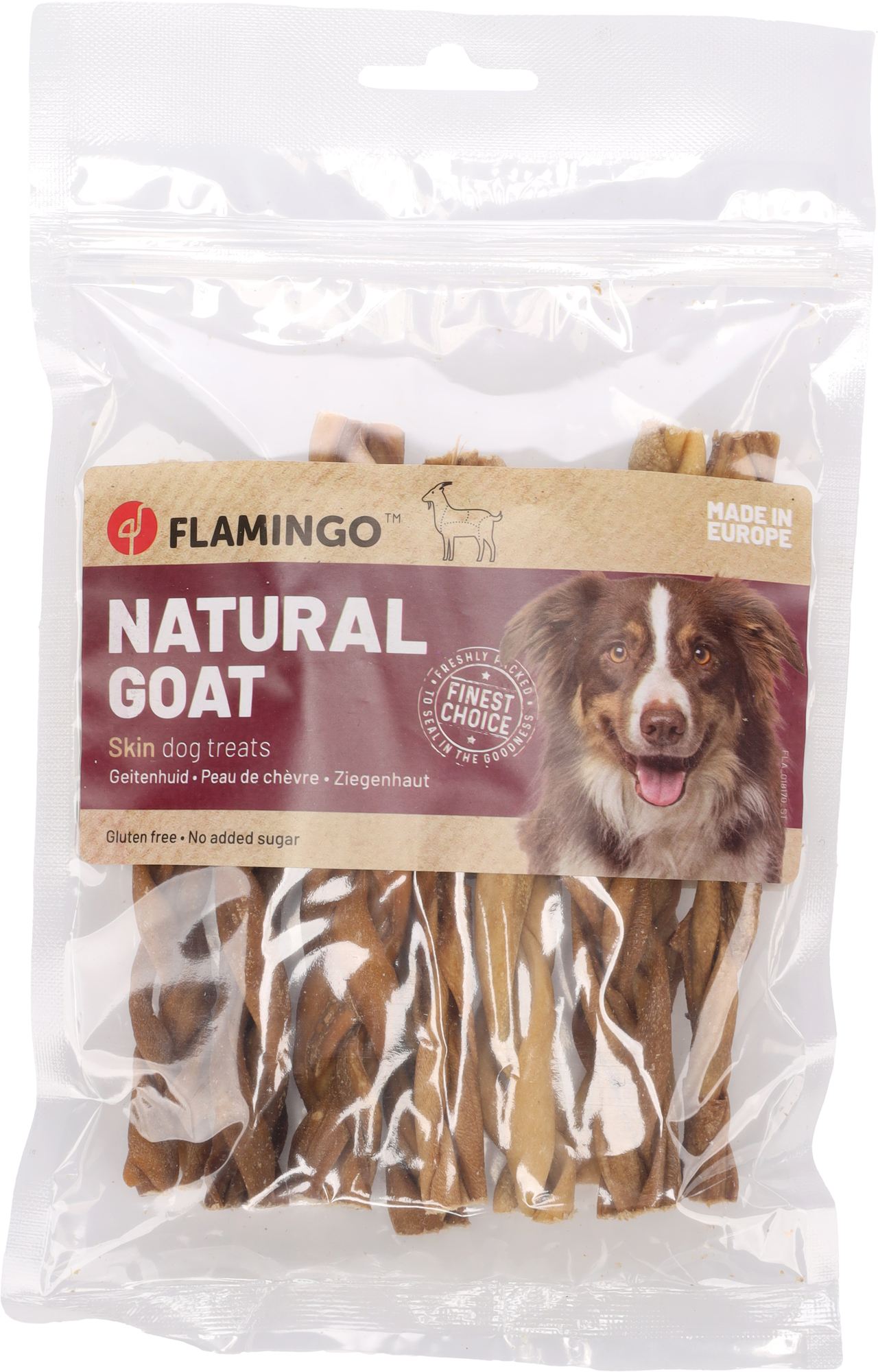 Flamingo Snacks Nature Goat skin Thin