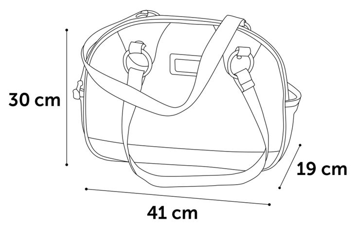 Flamingo Sac de transport Paddie Noir