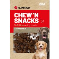 Flamingo Chew'n snack Botjes met struisvogel 