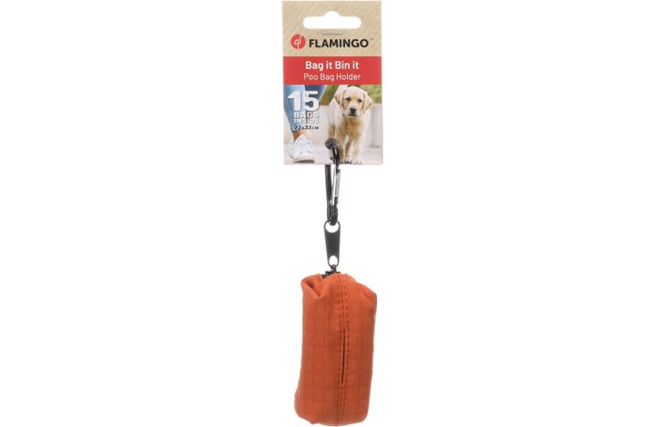 Flamingo Poepzakhouder Vika Oranje